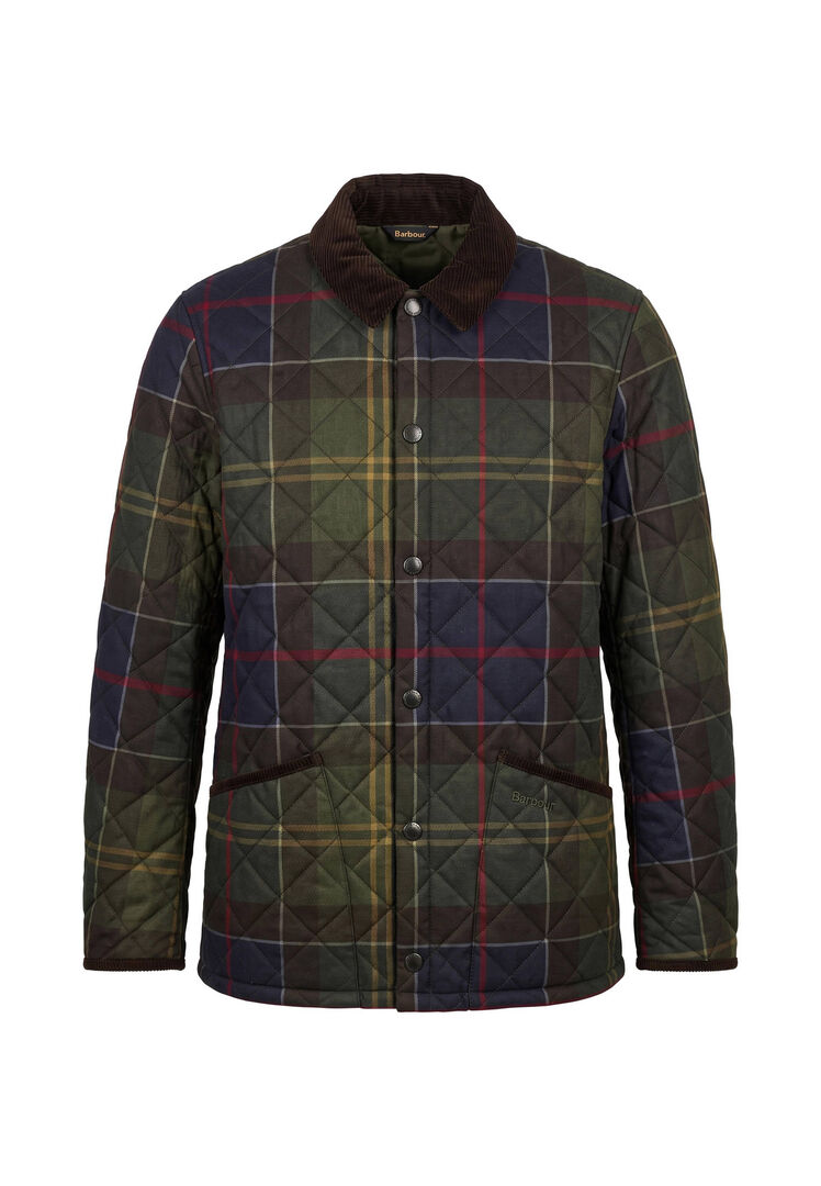 Barbour Herren Oliv Jacke Icons Tartan Heritage, Gr. S