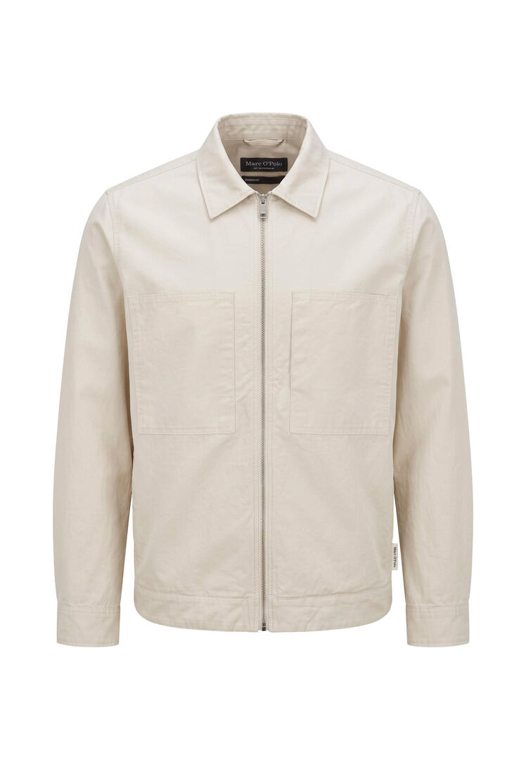 Marc O'polo Casual - Zipper-Overshirt Grey Kit - Gr. - M - Bild 3
