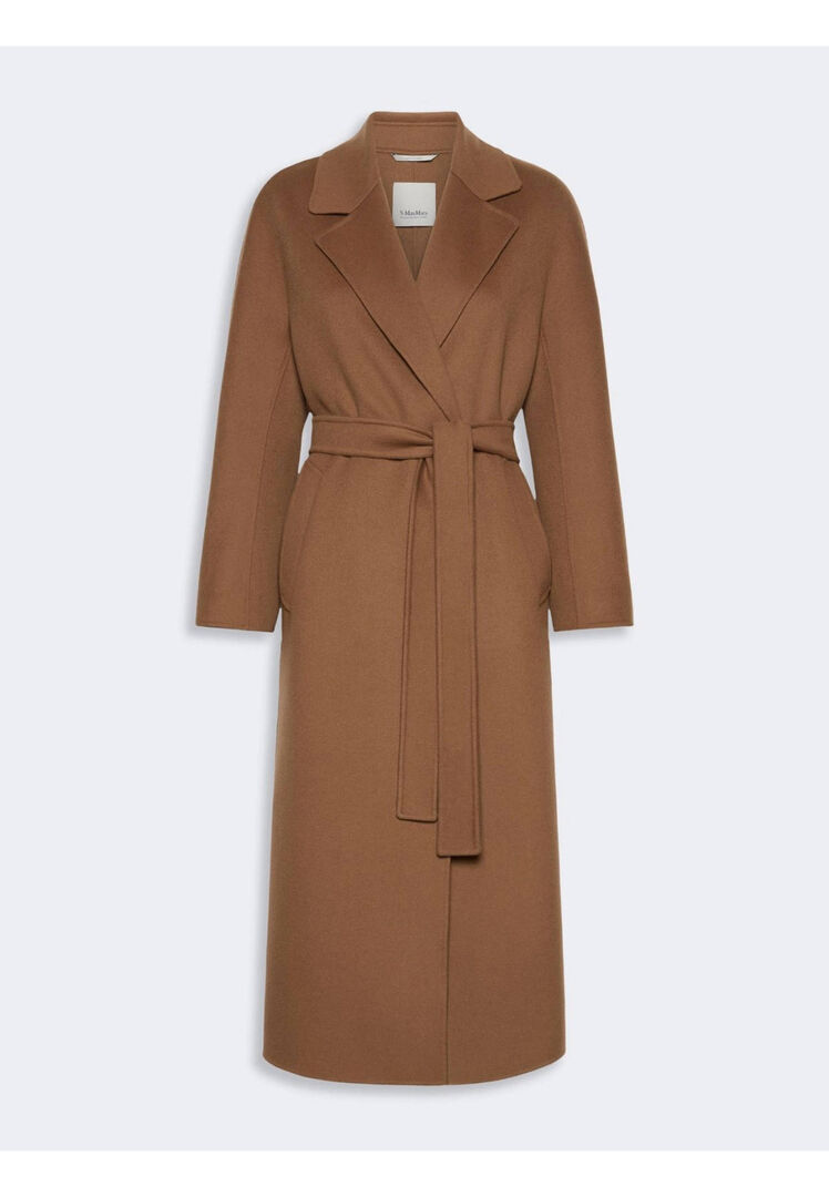 MAX MARA S | Dark camel SMMPENELOPE long wrap coat | Women | 40 - Bild 4