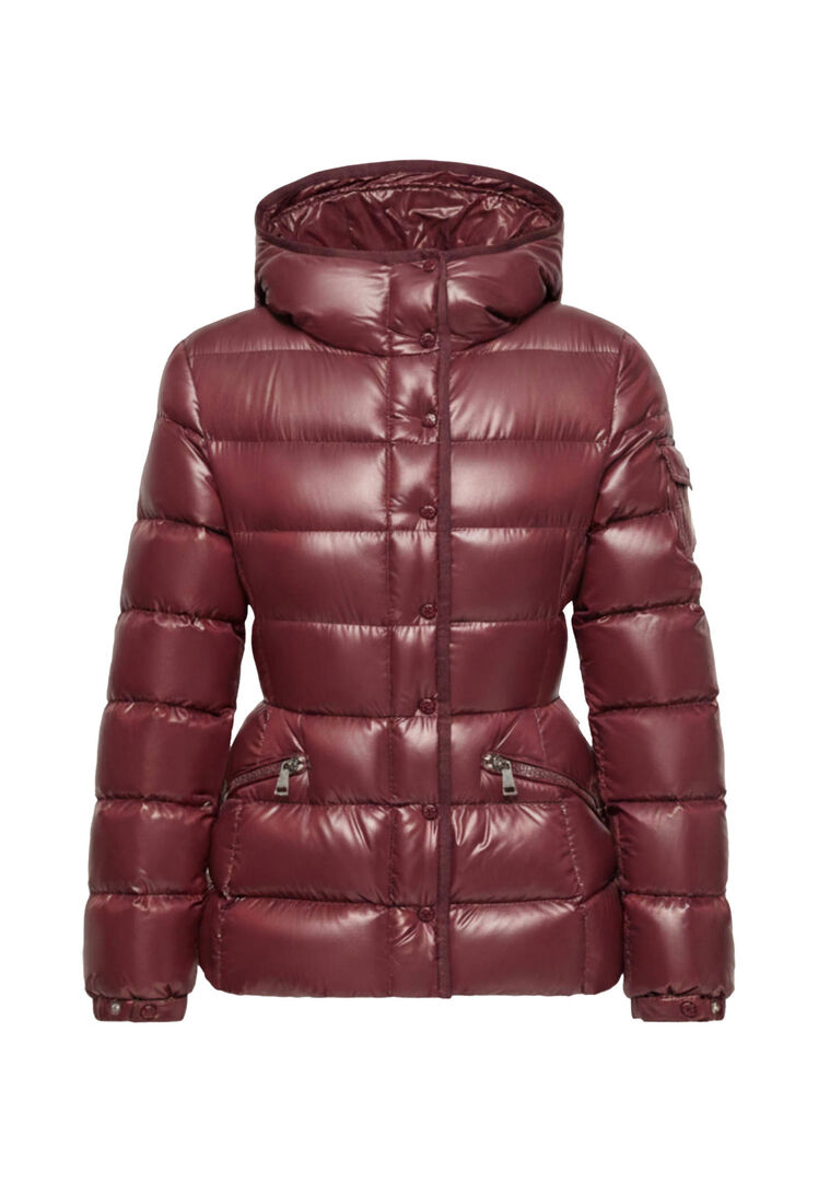 Moncler Barante Hooded Short Down Jacket für Women in Red in Size: 2 - Bild 4