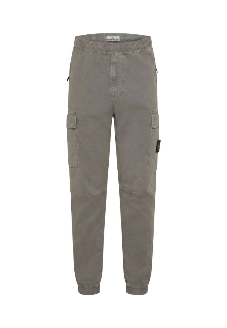 Stone Island - Stretch Broken Twill Cargohose - Trousers - Herren - Grau - W31 - Bild 5