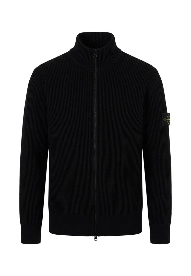 Stone Island Herren Schwarz Strickjacke, Gr. L - Bild 1