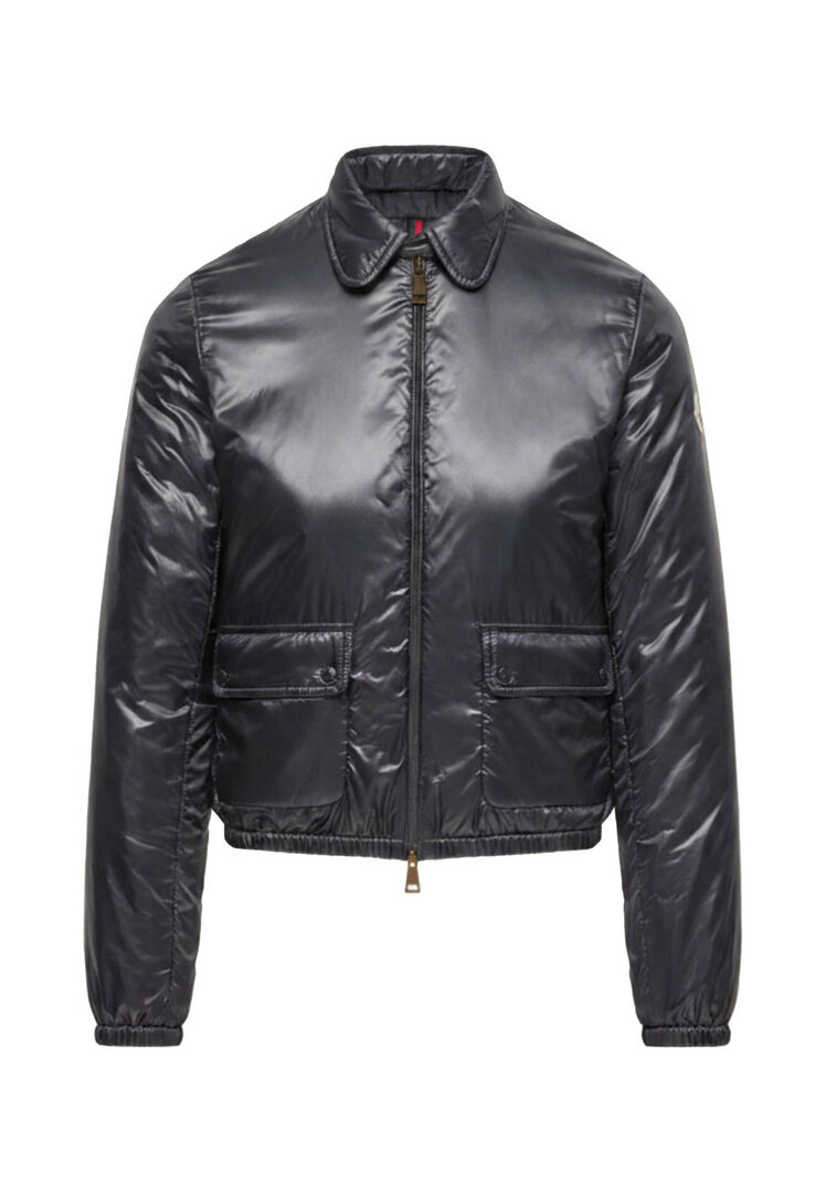 Moncler Damen Marine Daunenjacke Lanset, Gr. 38