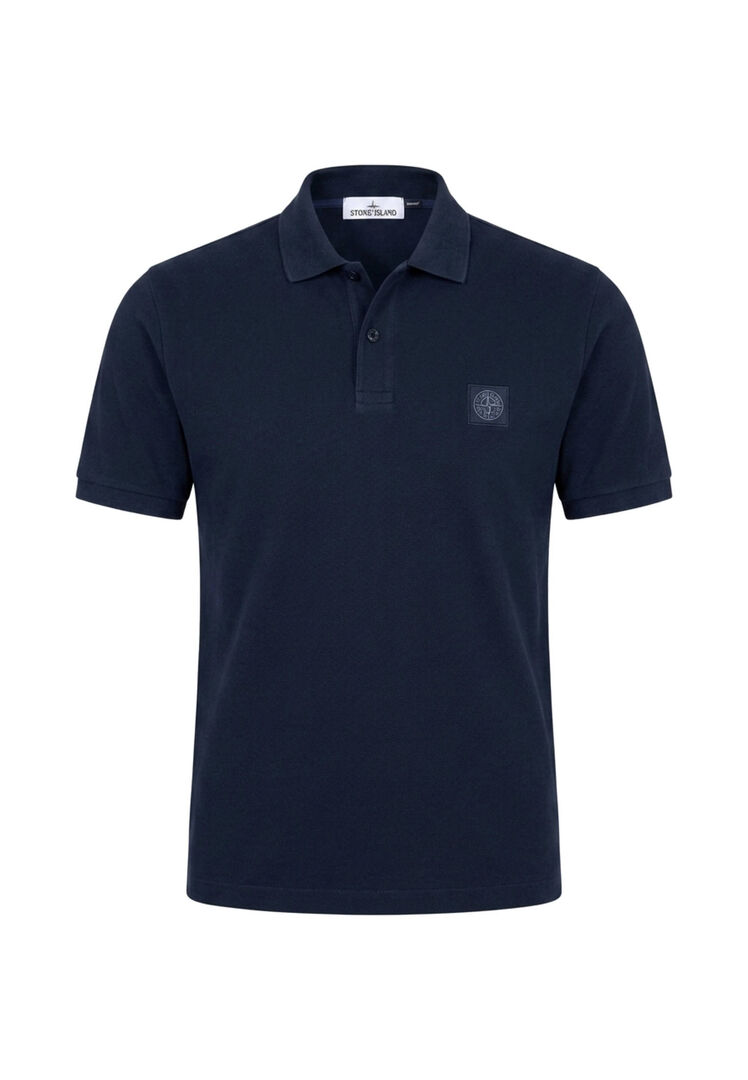 Stone Island Herren Marine Poloshirt, Gr. L - Bild 1