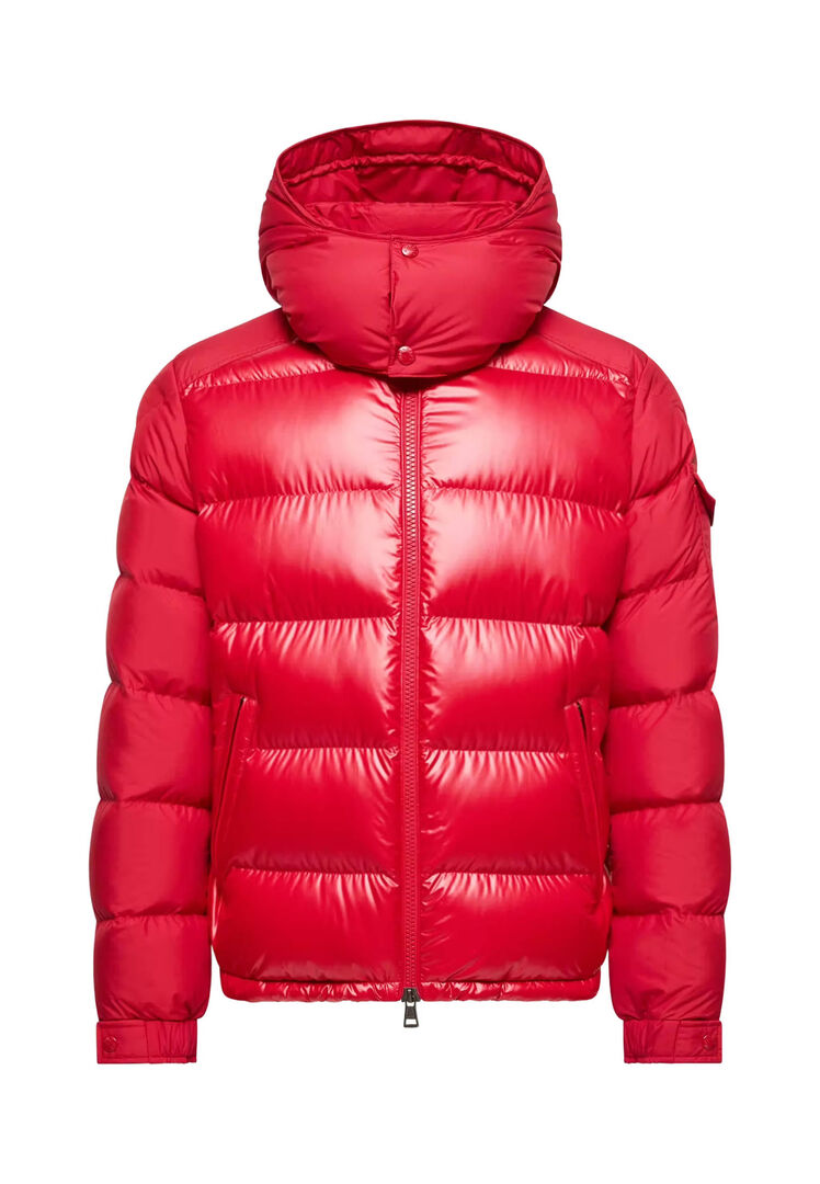 Moncler Herren Rot Daunenjacke Maya, Gr. 2 - Bild 1