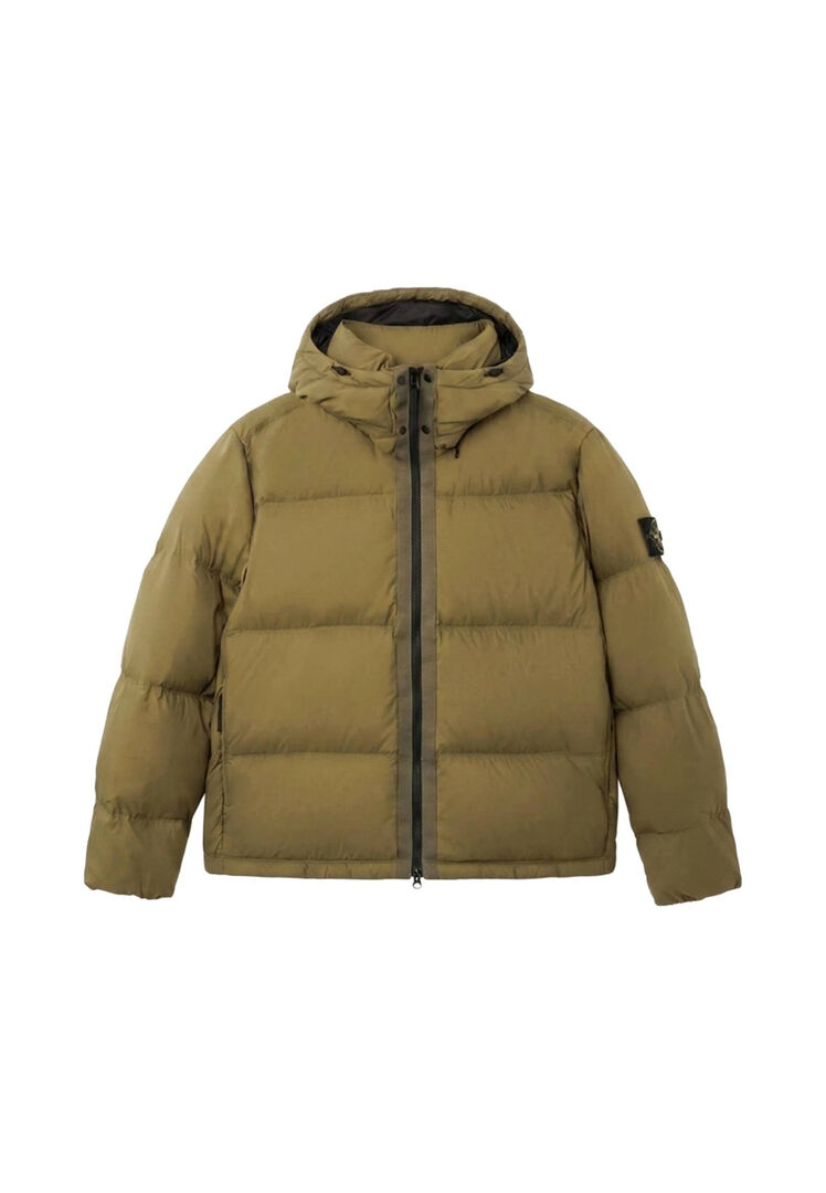 Stone Island Grün Stone Island_militärgrüne Daunenjacke Aus Mattem Ripstop-Nylon Mit Abnehmbarer Kapuze_grün_m_mann - Bild 7