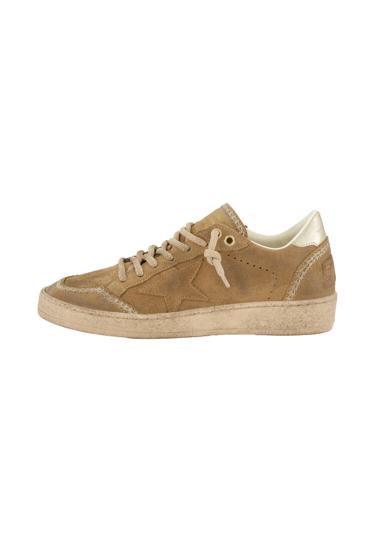Golden Goose Damen Cognac Sneaker Ball Star, Gr. 36Eu