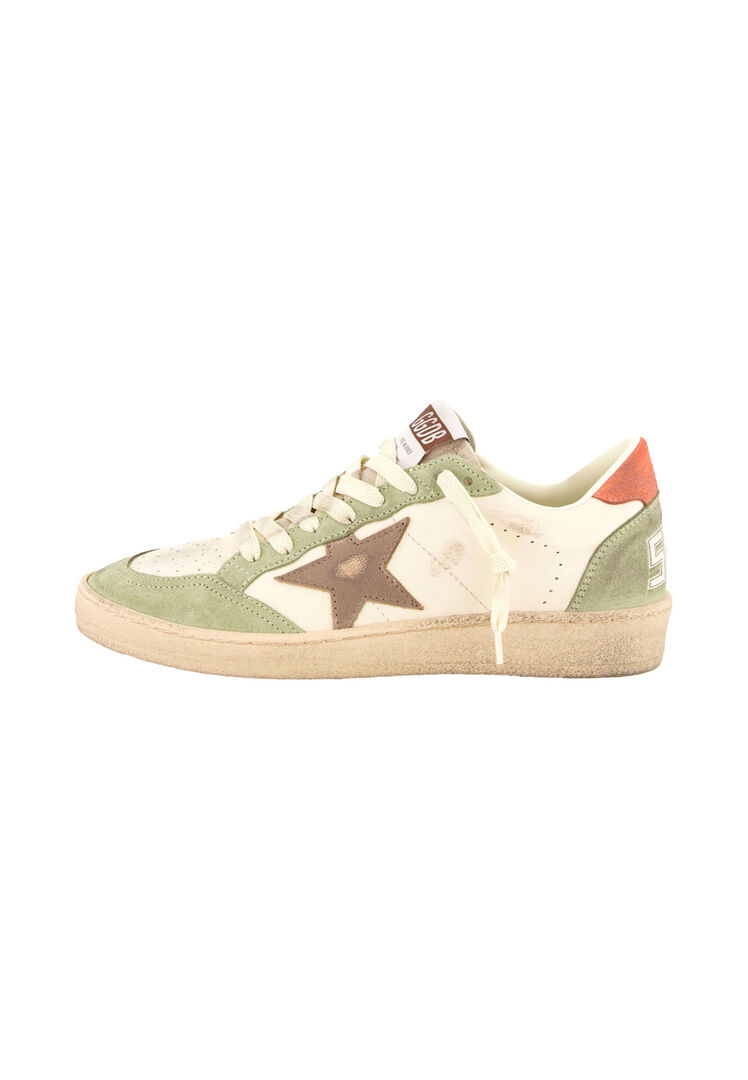Golden Goose Damen Pistazie Sneaker Ball Star, Gr. 39Eu