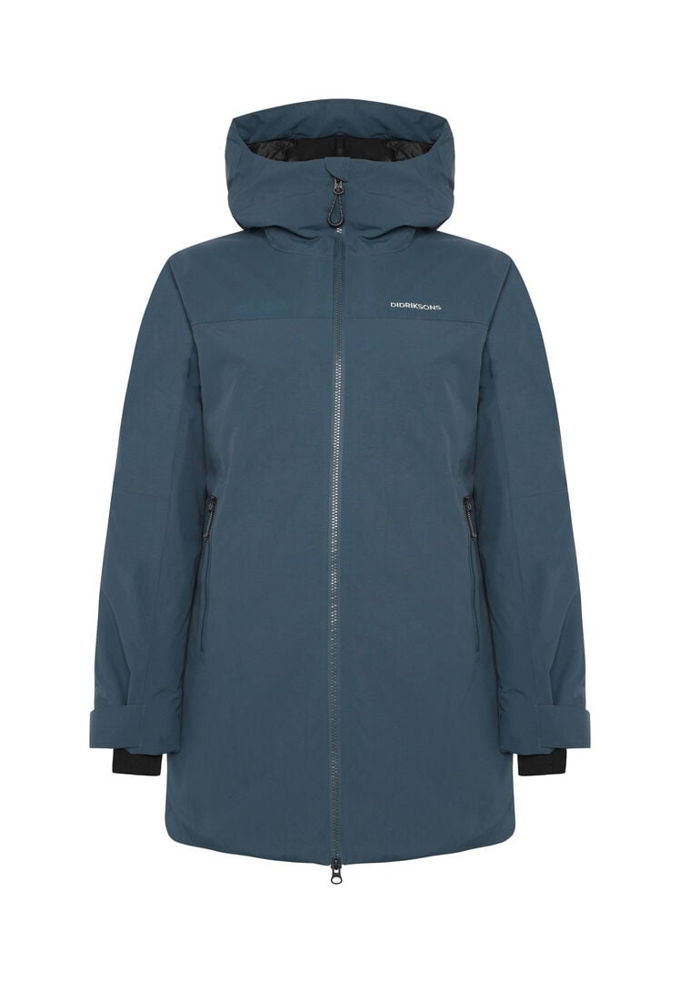 Didriksons Damen Blau Parka Marget, Gr. 42