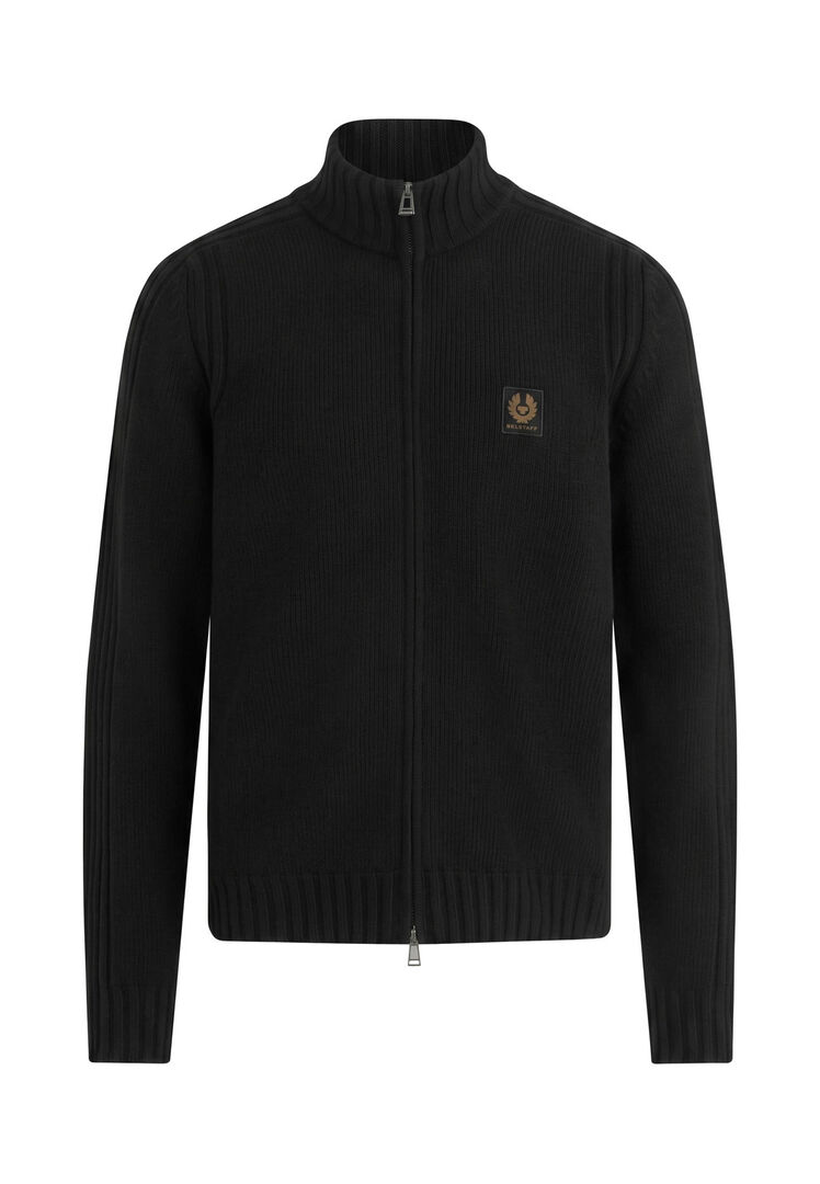 Belstaff Herren Schwarz Strickjacke, Gr. Xl
