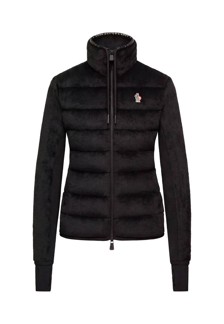 Moncler - Grenoble Reißverschluss-Strickjacke - Jackets - Damen - Schwarzk - S - Bild 5