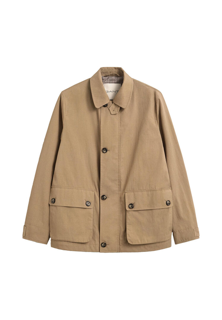 Gant Herren Taupe Jacke Barn, Gr. S