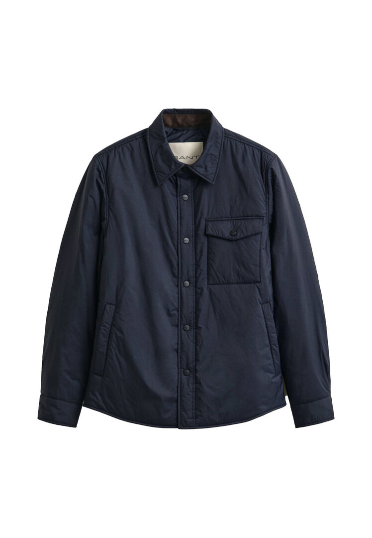 Gant Herren Marine Hemdjacke, Gr. L