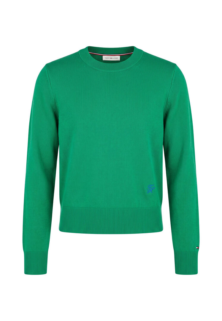 Tommy Hilfiger Damen Grün Pullover, Gr. Xl