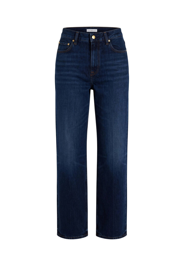 Tommy Hilfiger Damen Darkblue Jeans Sarah Straight Fit, Gr. 27/30