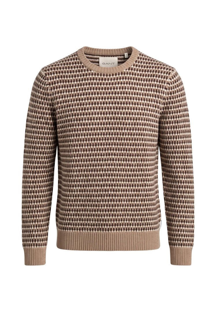 Gant Herren Camel Pullover, Gr. Xl