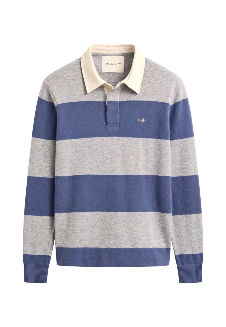 Gant Herren Grau Pullover Heavy Rugger, Gr. S