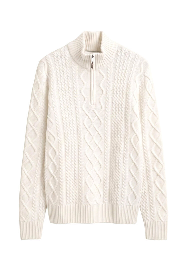 Gant Herren Creme Pullover, Gr. Xxl