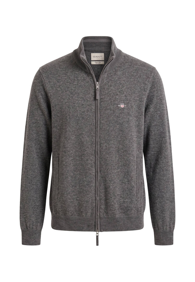 Gant Herren Anthrazit Strickjacke, Gr. Xl