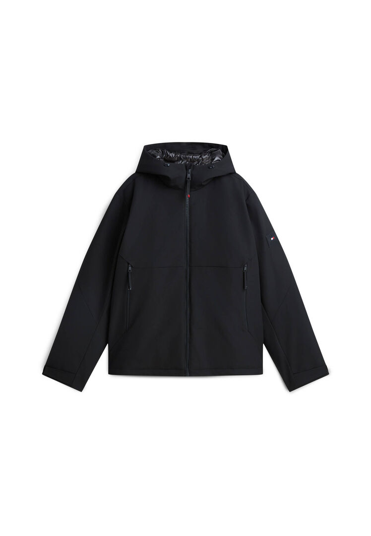 Tommy Hilfiger Herren Schwarz Jacke, Gr. S