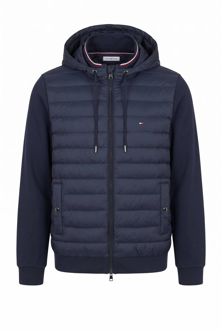 Tommy Hilfiger Herren Navy Sweatjacke, Gr. M