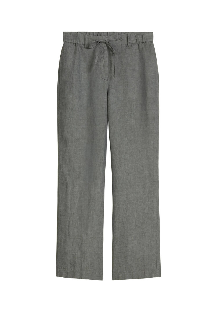 Marc O'polo Damen Grau Leinenhose, Gr. 42 - Bild 1