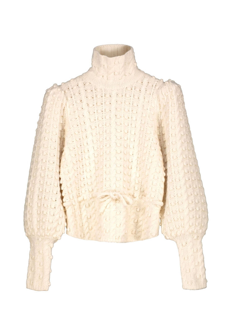 Zimmermann - Valiant Wollpullover - Knitwear - Damen - Weiß - S - Bild 4