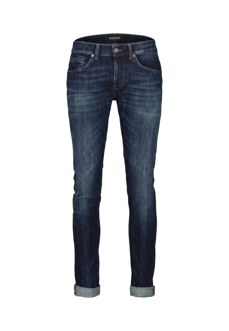 Dondup Herren Darkblue Jeans George Skinny Fit, Gr. 35 - Bild 1