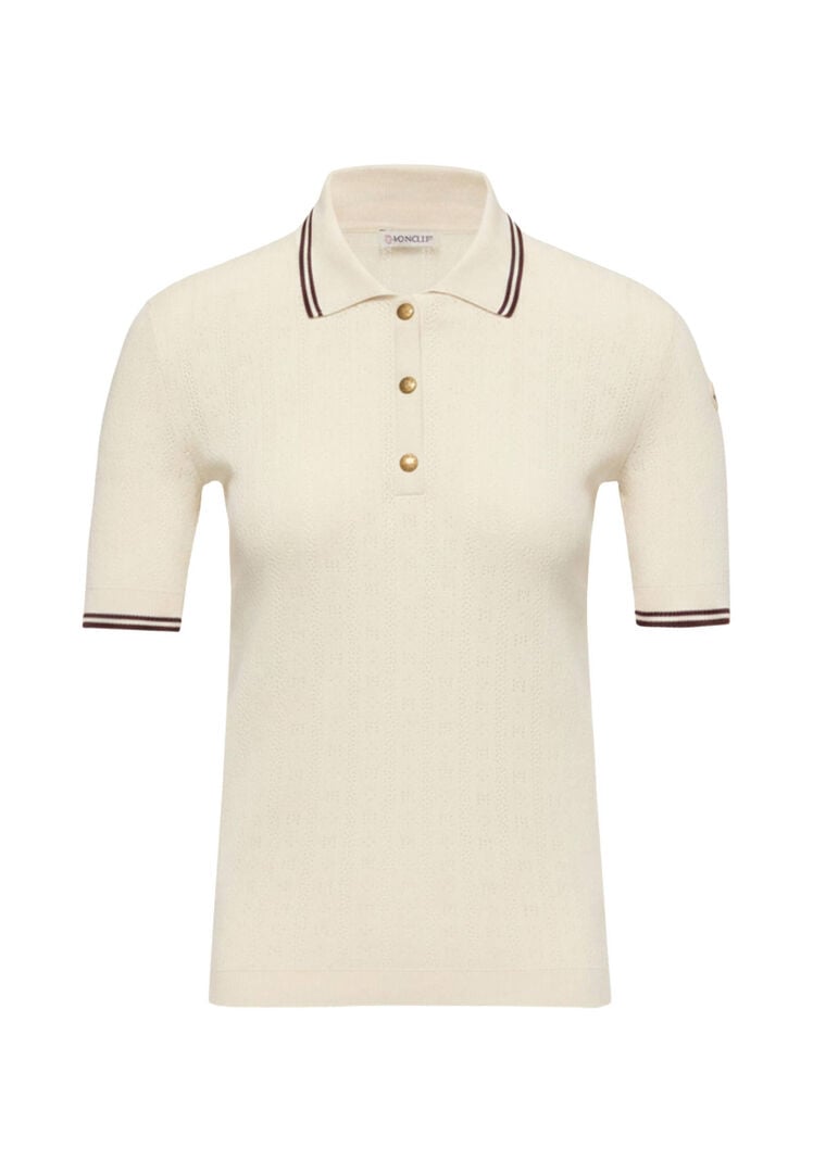Moncler , Damen, Strickwaren, Weiß, L - Bild 5