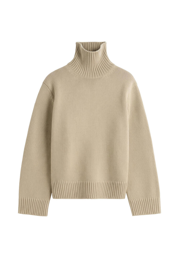 Totême - Oversized Rollkragenpullover - Knitwear - Damen - Grün - M - Bild 4