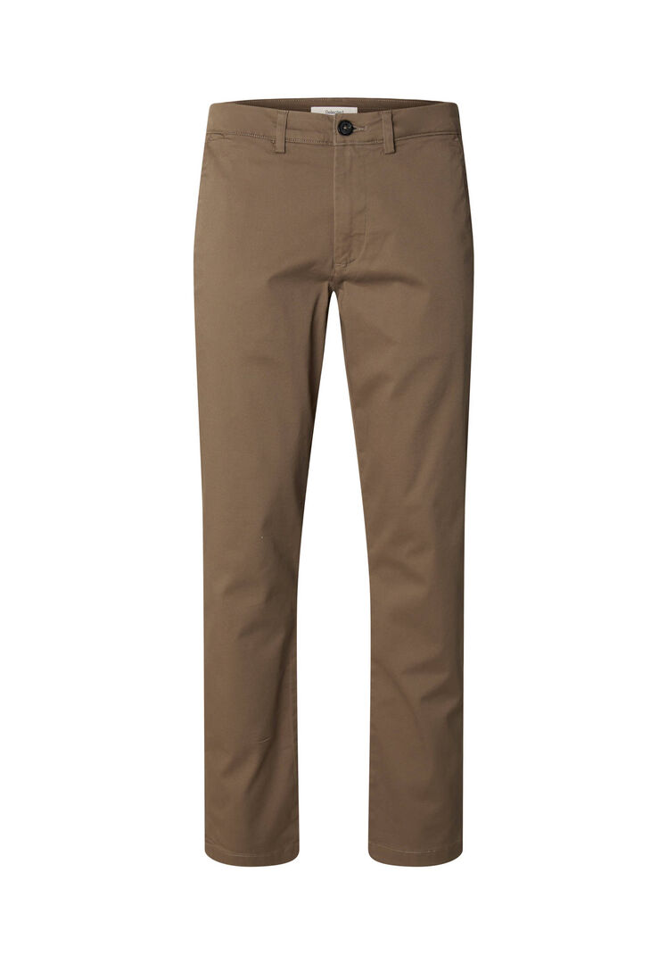 Selected Homme Herren Braun Chinohose 175 Flex New Miles, Gr. 31/34