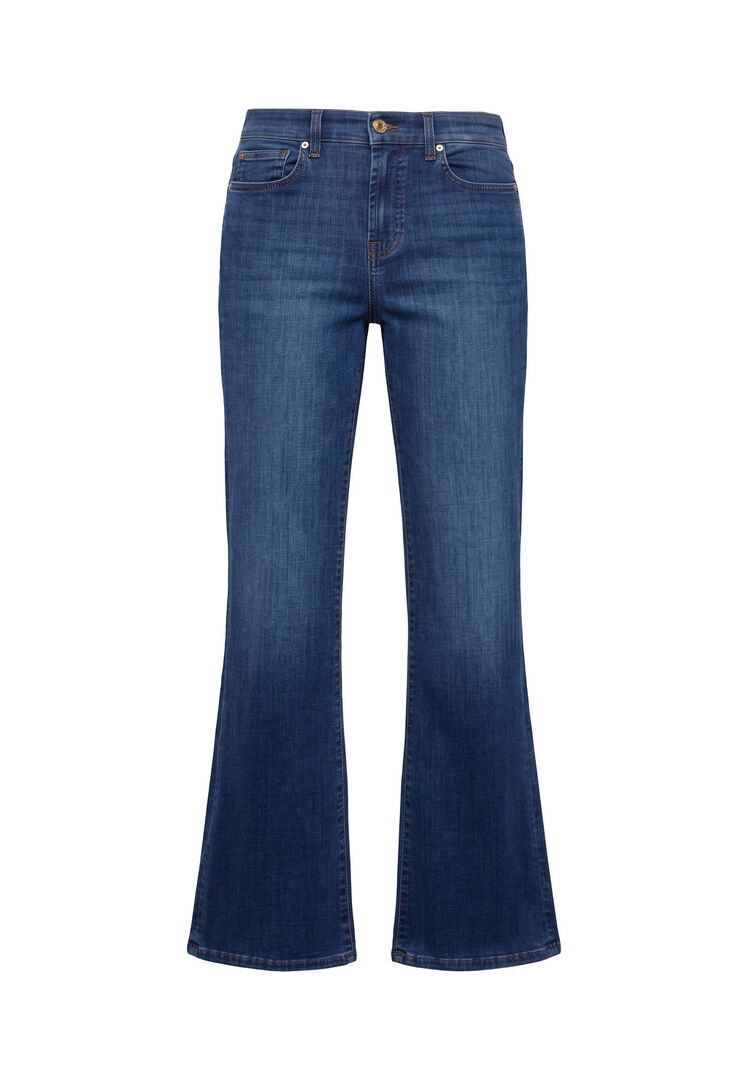 7 For All Mankind Damen Blau Jeans Leggy Bootcut, Gr. 30