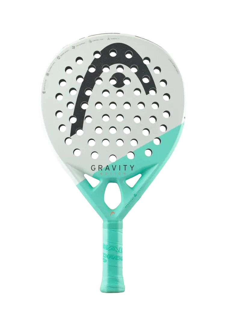 Head Unisex Weiß/Türkis/Rose Padelschläger Gravity Motion, Gr. Onesize