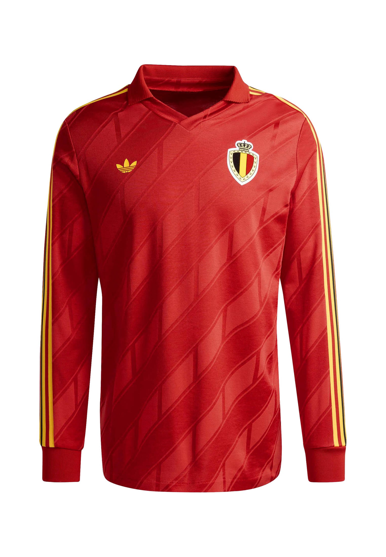 adidas T-shirt à manches longues Belgium Home 1986 - L Red
