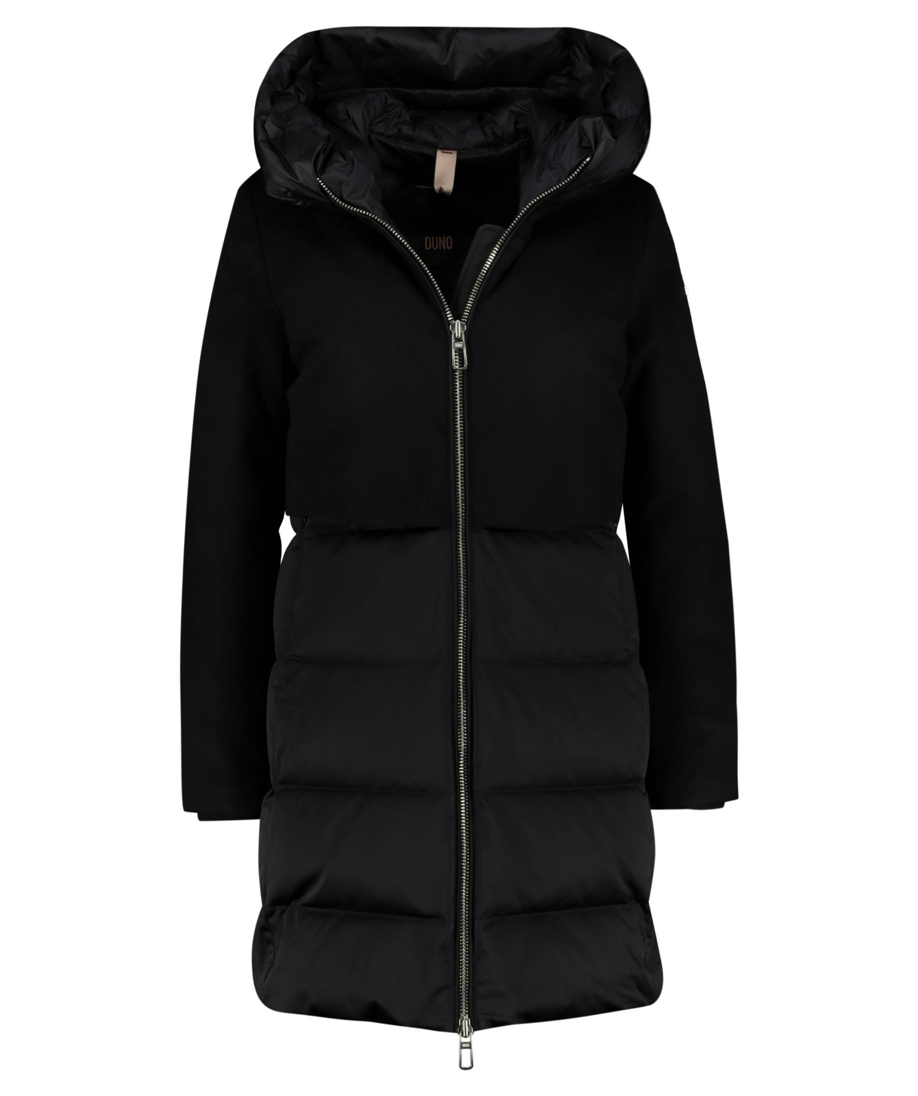 Duno Damen Daunenmantel BALLON-X mit Kapuze in schwarz kaufen