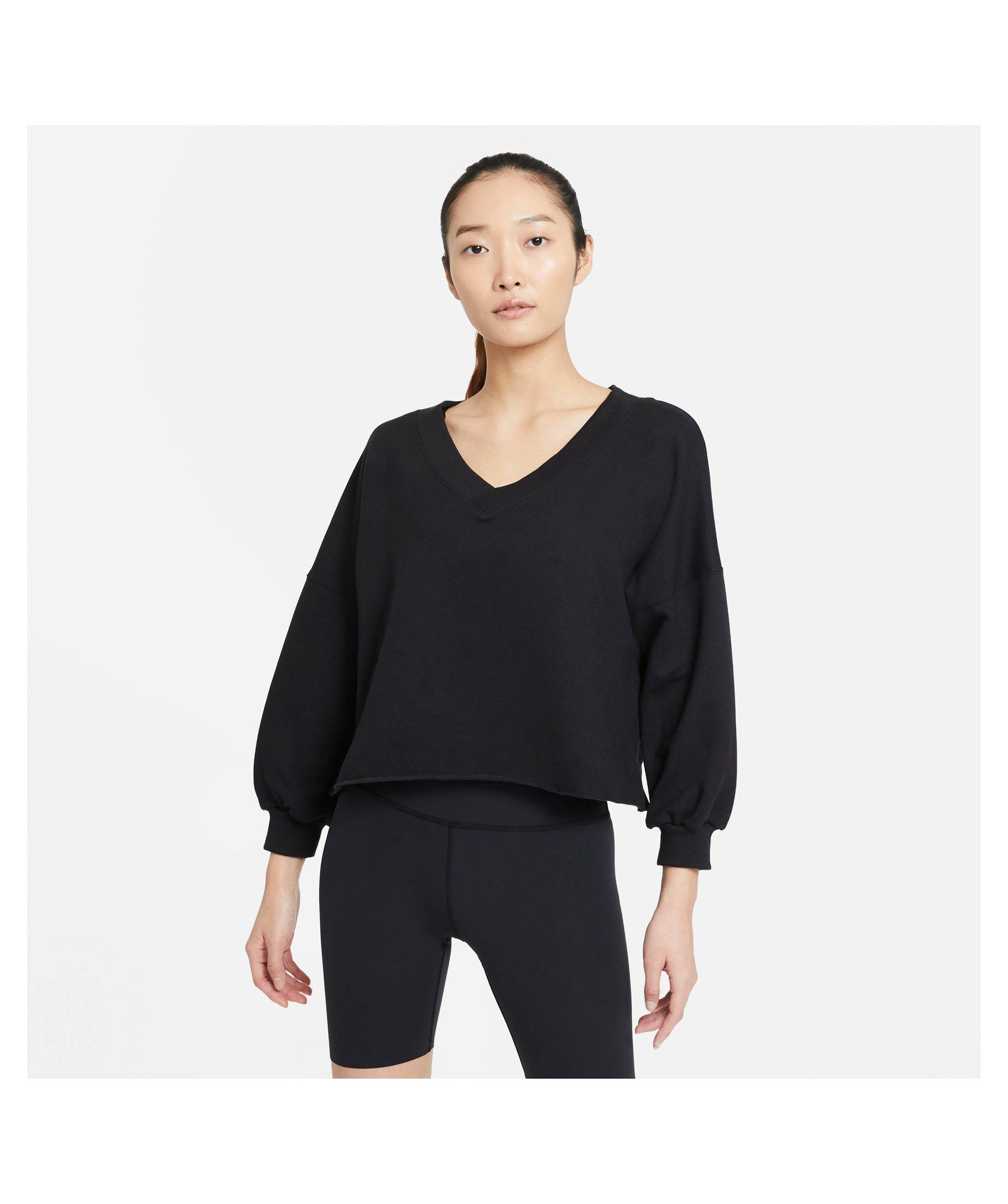 Nike Damen Yoga Shirt Langarm 