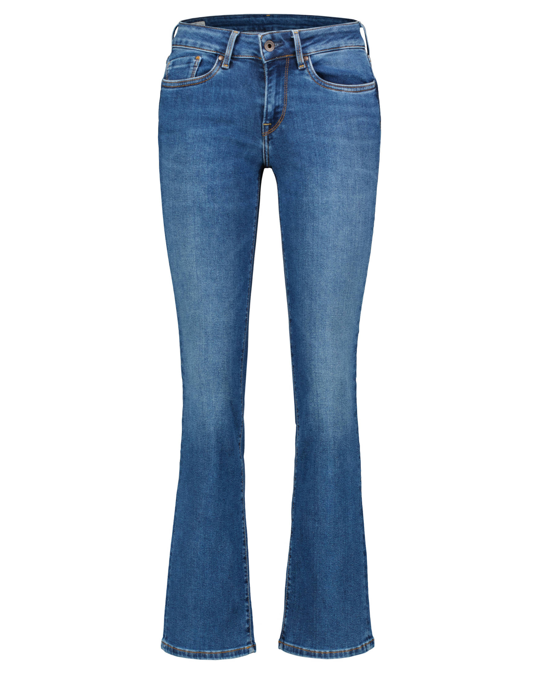 Pepe Jeans Damen Jeans – Slim Fit, Mittelhoch, Mit Powerflex & Wiser Wash