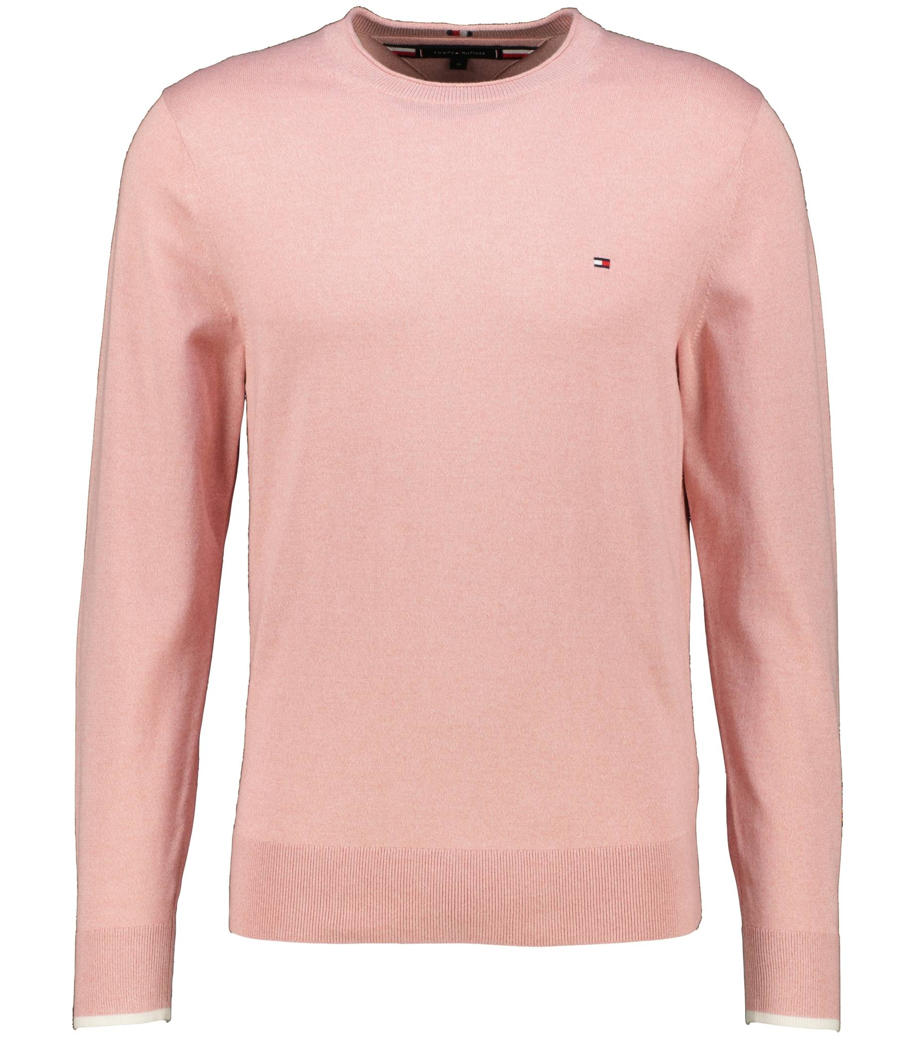 Rundhals Pullover Tommy Hilfiger Pullover Herren Pink Crew Neck