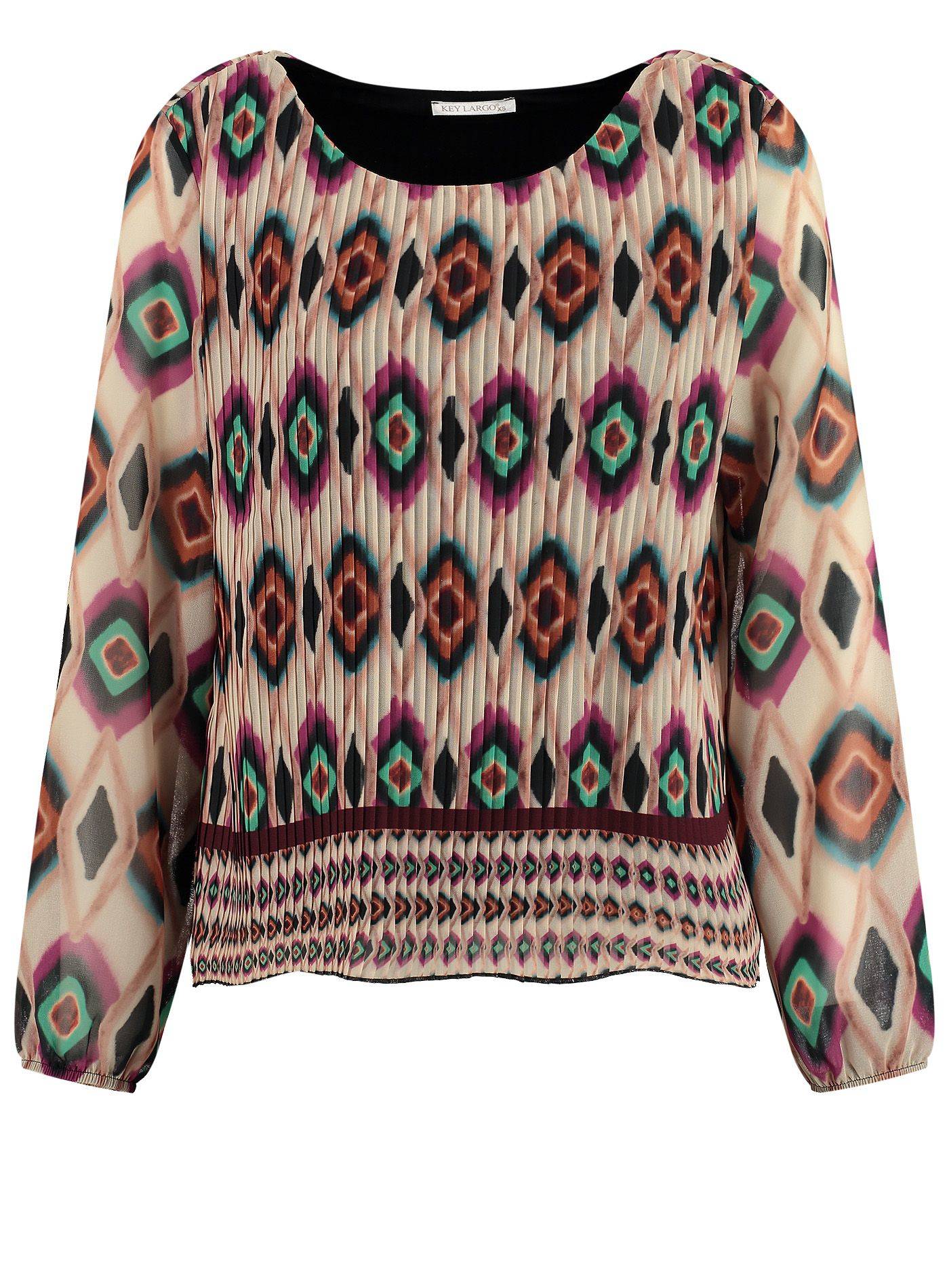 KEY LARGO Damen Ruby Bluse – Mit Blumenprint, Str Produktbild-Vorschau 1