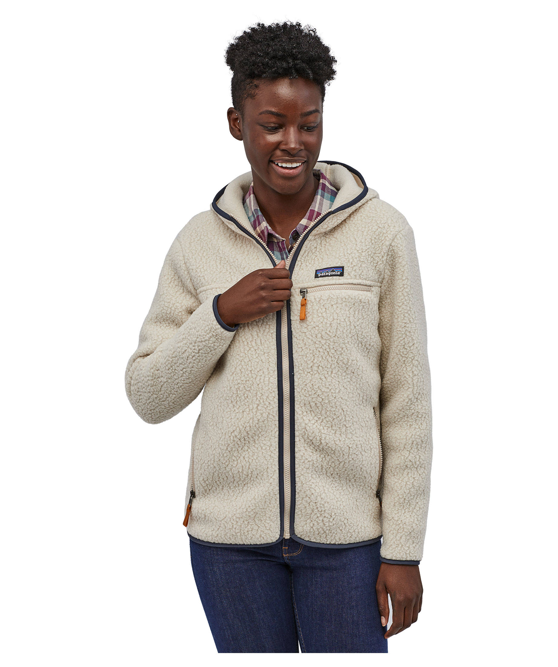 pile fleece pullover