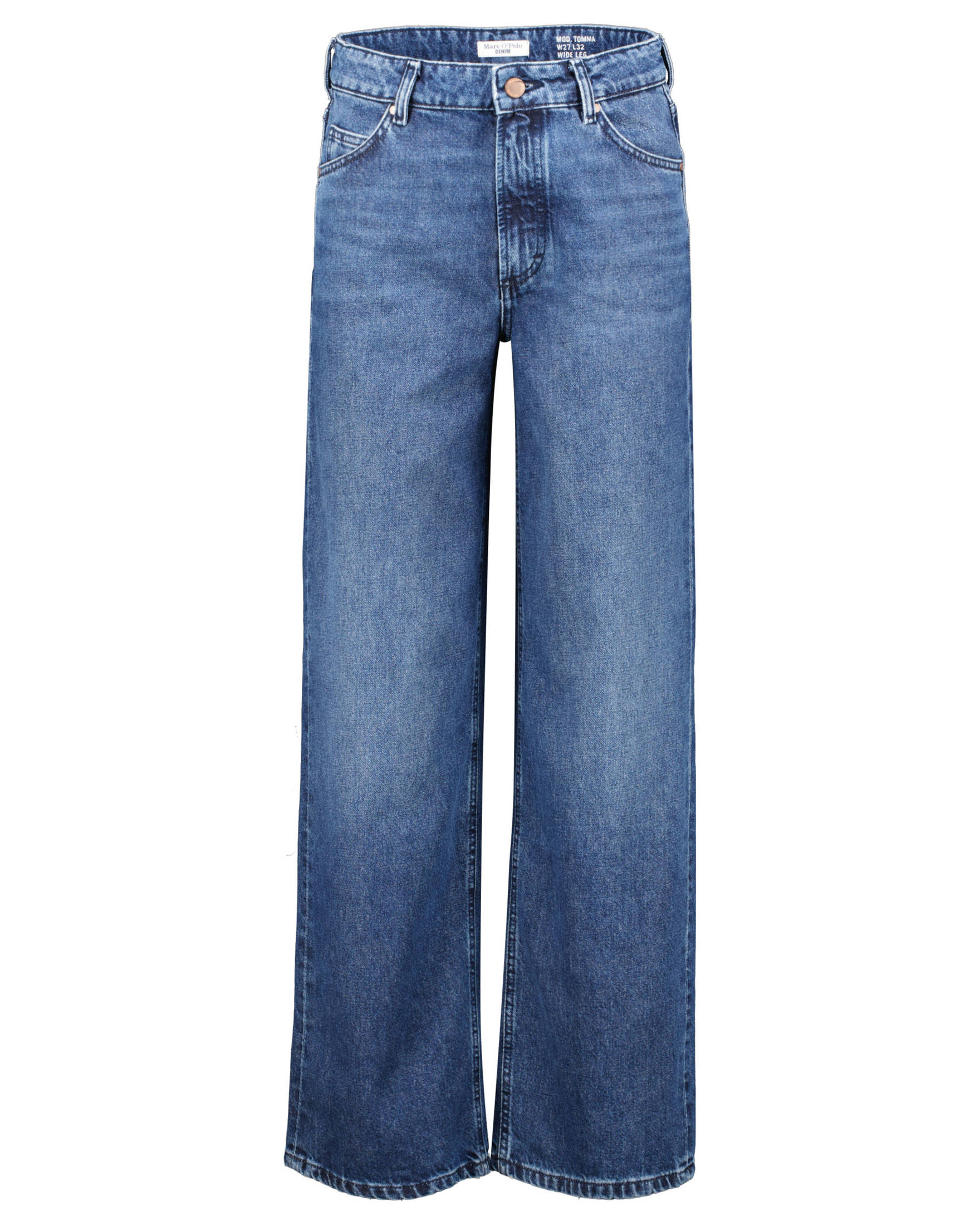 Marc O'Polo Denim Damen Jeans Wide Leg in Blau kaufen engelhorn