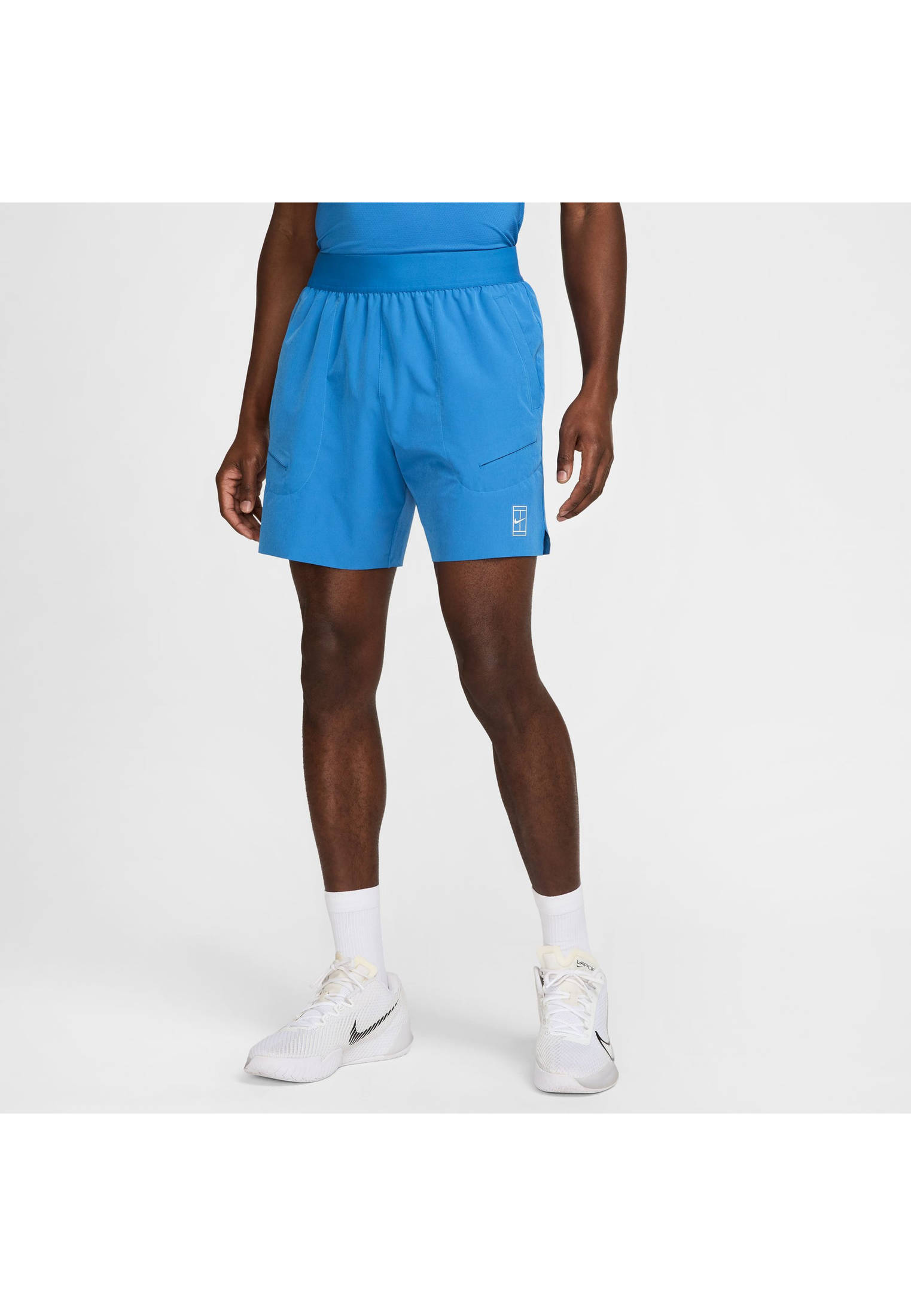 Tennis Nike Kurze Hose Herren Hellblau SHORT NIKE COURT DRY