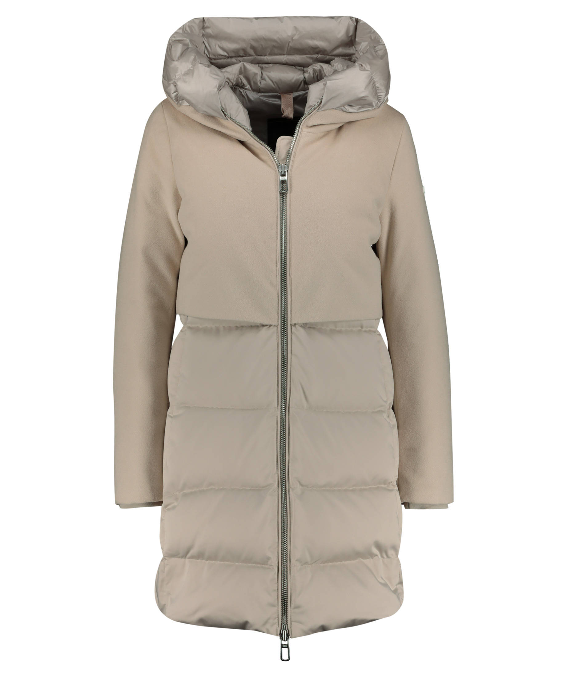 Damenmantel PlÃ¼sch Mantel Hellblau Duno Beige Daunenmantel Damen