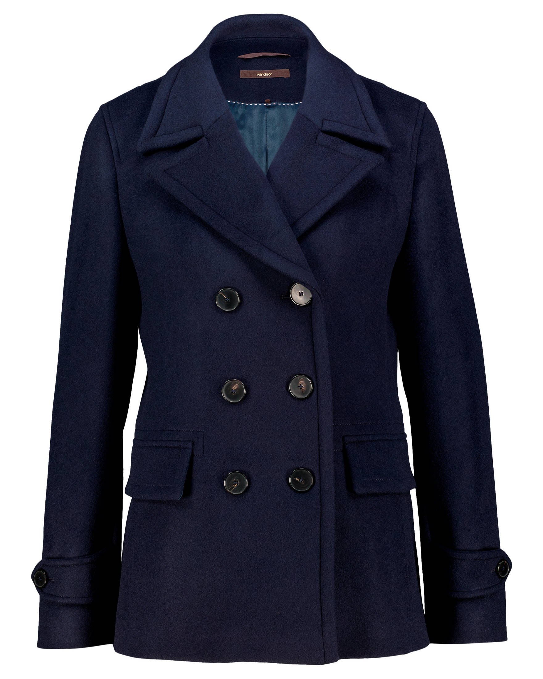 Mamalicious Wollmantel Jacke Jacke Mamalicious Mantel Blau