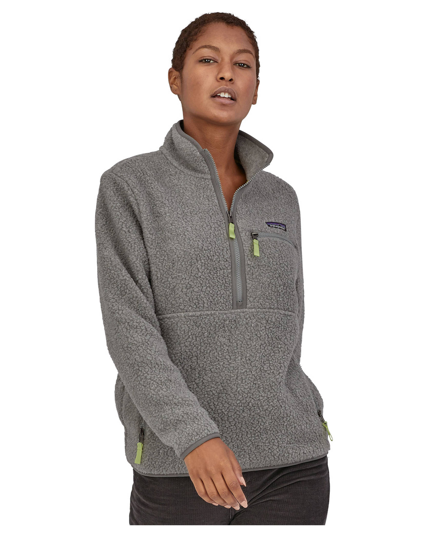 pile fleece pullover
