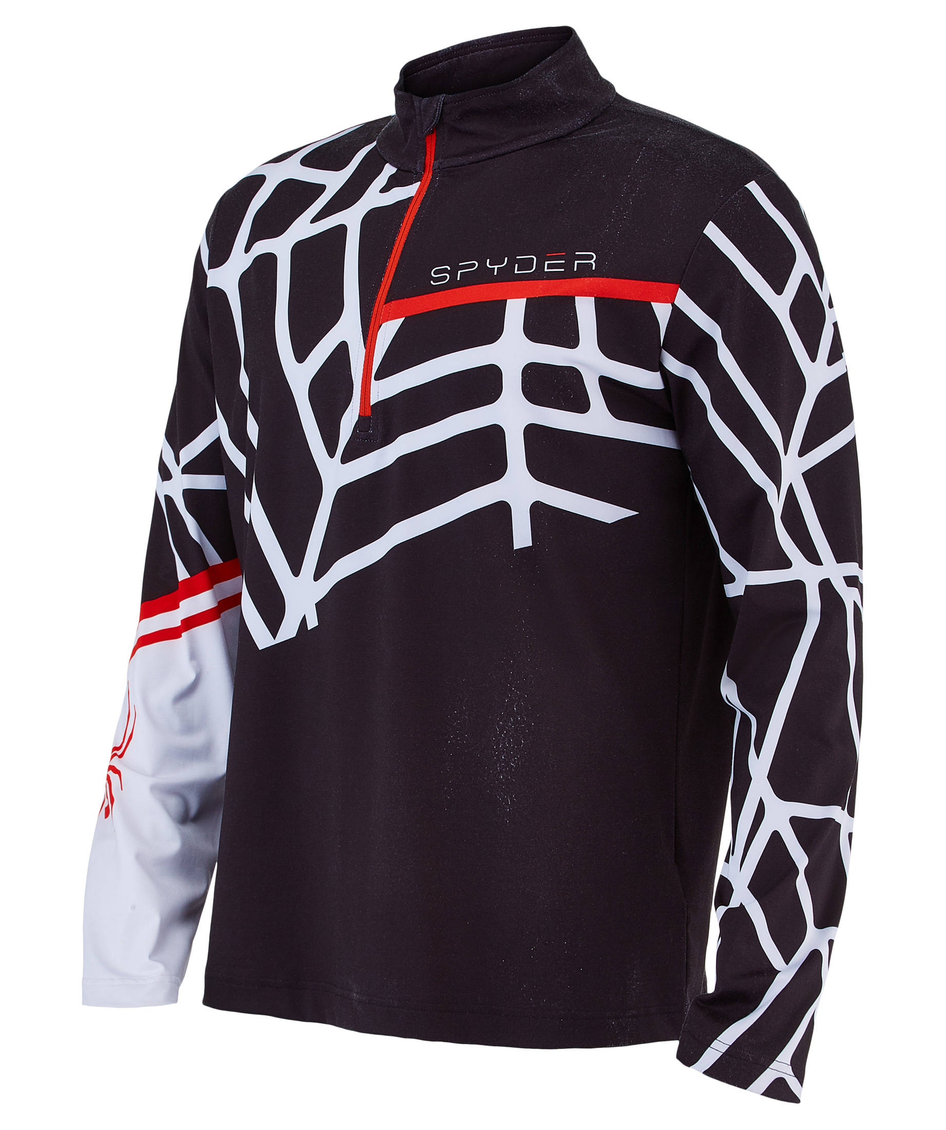 Spyder Web Kinder Skirolli – Warmes, Atmungsaktives Base-Layer Mit Spinnennetz-Print Für Jungen