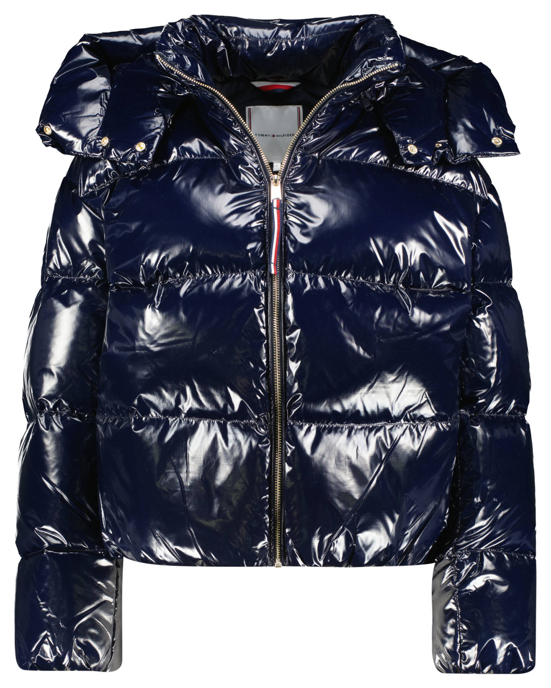 Teufel Horn Kapuzenjacke Damen - Überdimensionierte Winter Pufferjacke