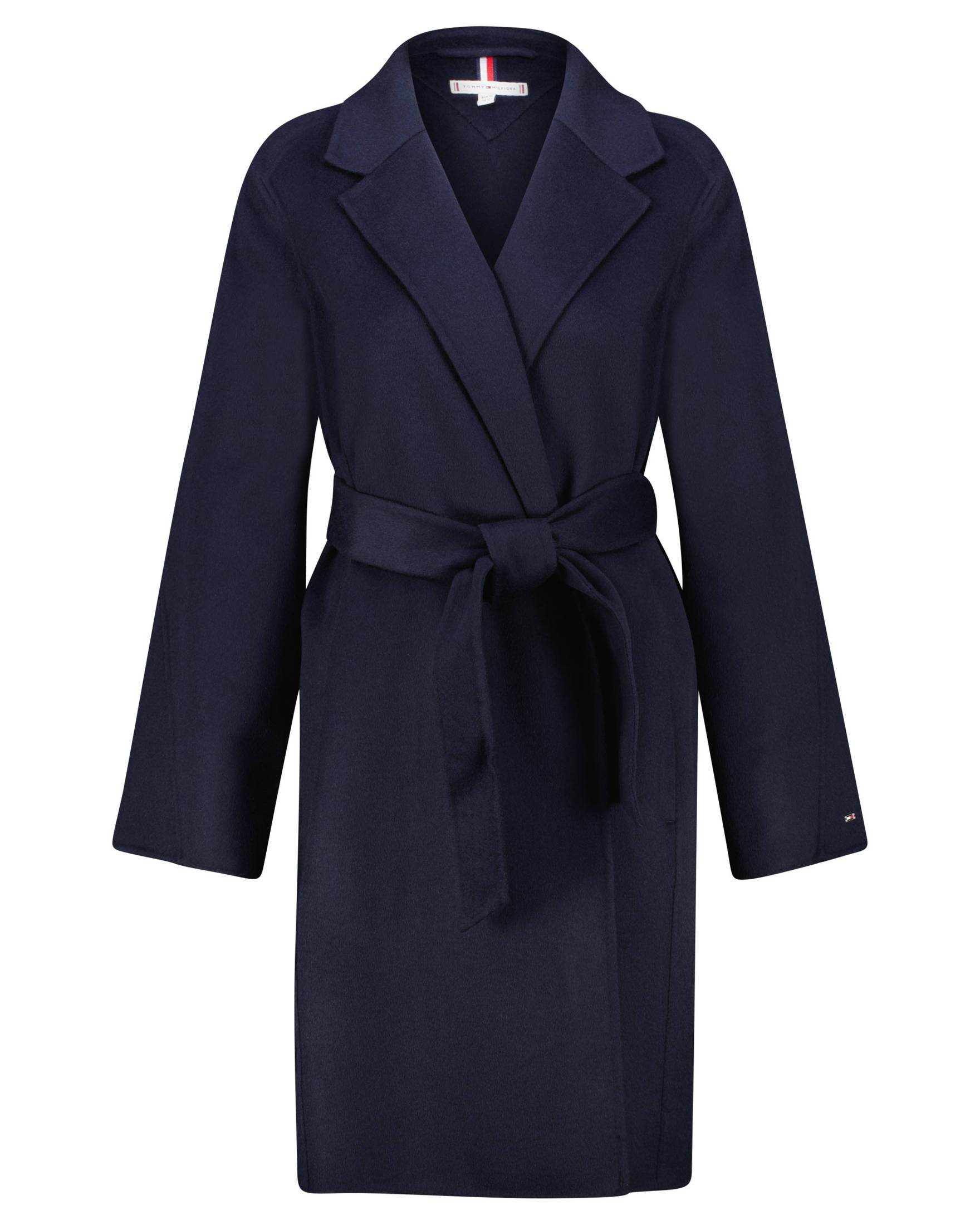 Coat Tommy Hilfiger Mantel Blau Damen Hilfiger Damen Wollmantel