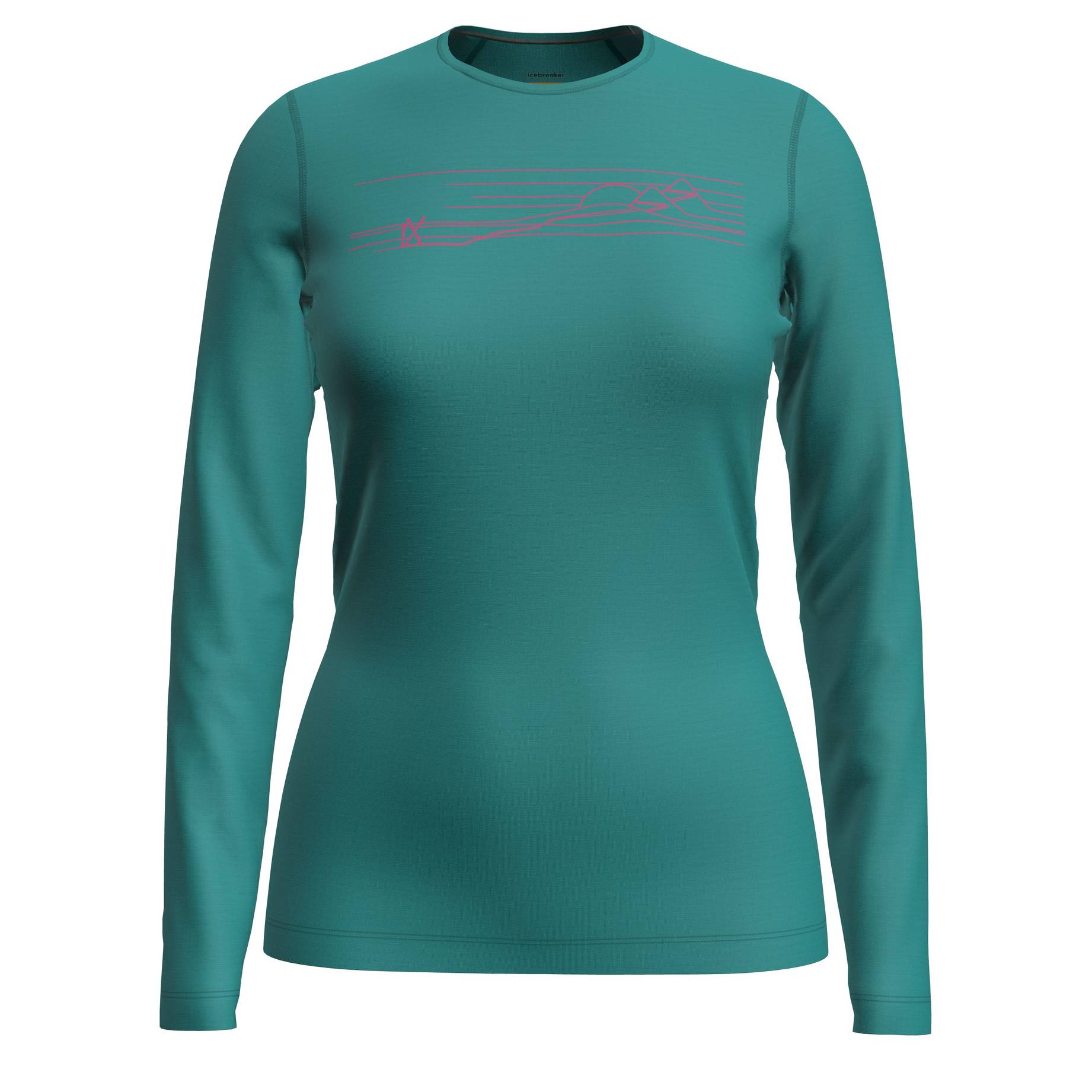 Icebreaker Damen Funktionsshirt 200 OASIS LS Aus Wolle In Blau Kaufen icebreaker-damen-funktionsshirt-200-oasis-ls-aus-wolle-in-blau-kaufen