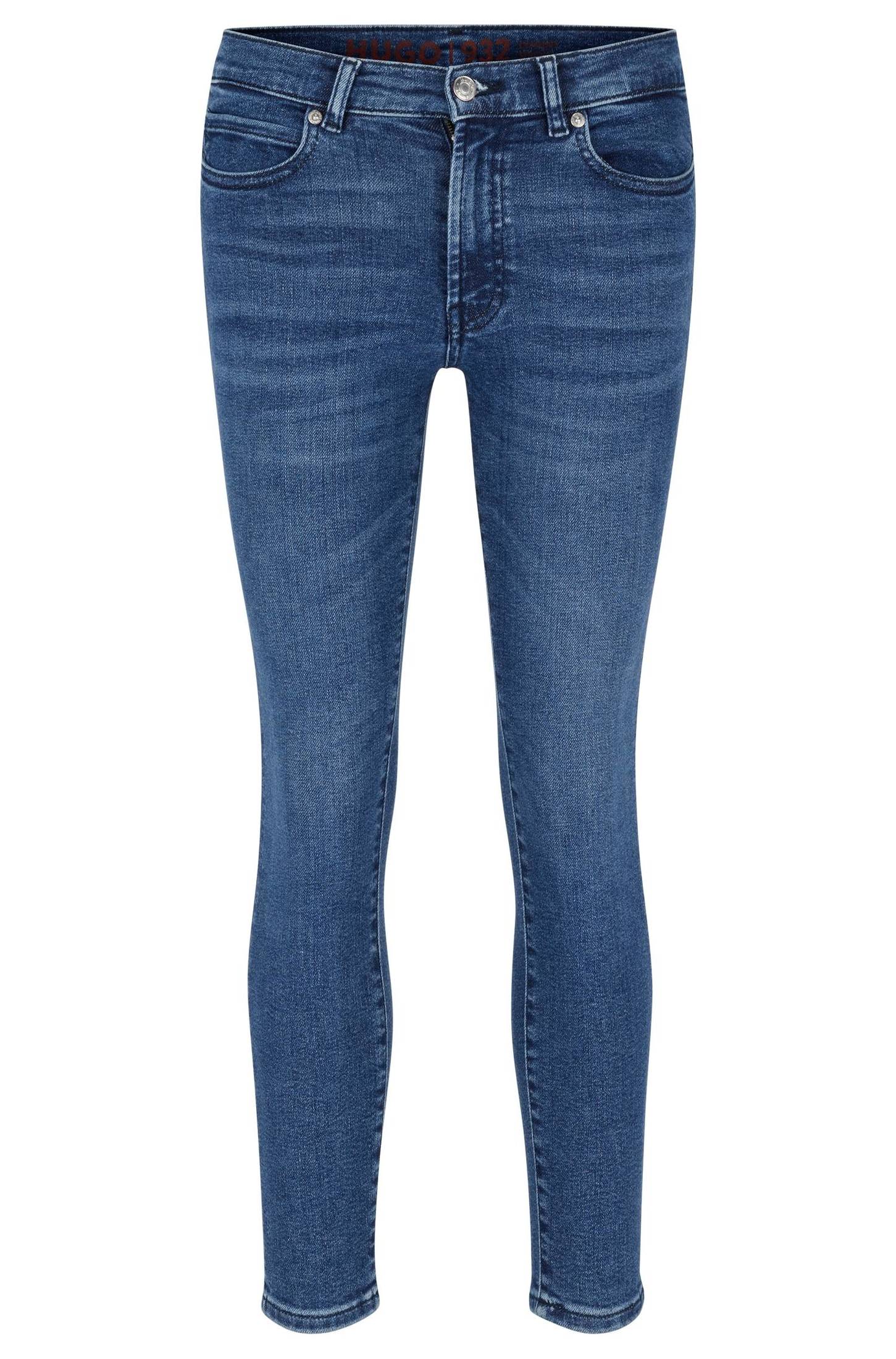 HUGO Damen Gisanna Jeans – Klassische Damenjeans Mit Gürtelschlaufen, Knopf Und Reißverschluss